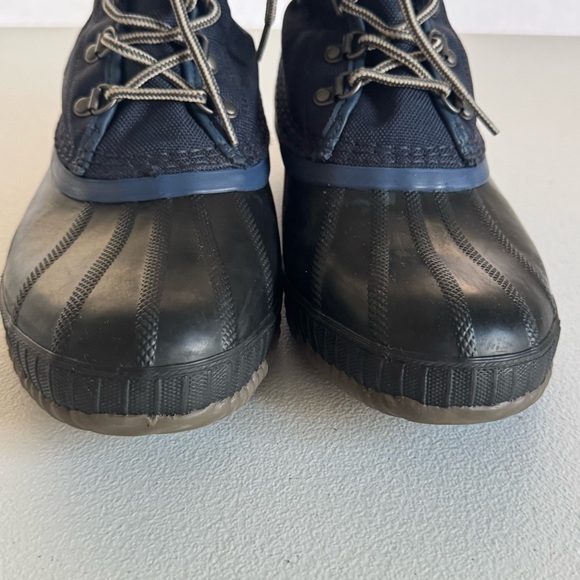 Sorel Men's Cheyanne Blue And Black Waterproof Duck Boot Size 8 - Picture 2 of 10